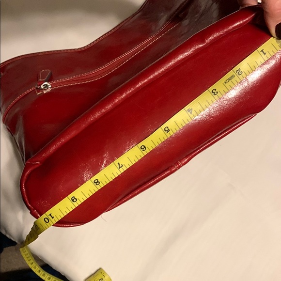 Rosetti Red Leather Shoulder Bag - Picture 5 of 16